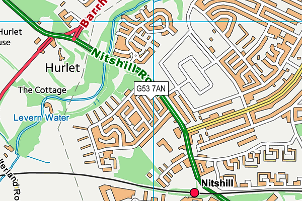 G53 7AN map - OS VectorMap District (Ordnance Survey) G53 7AN map - OS VectorMap District (Ordnance Survey)