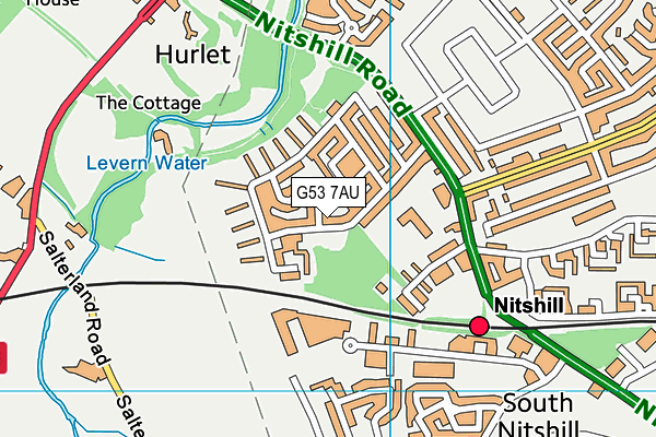 G53 7AU map - OS VectorMap District (Ordnance Survey) G53 7AU map - OS VectorMap District (Ordnance Survey)