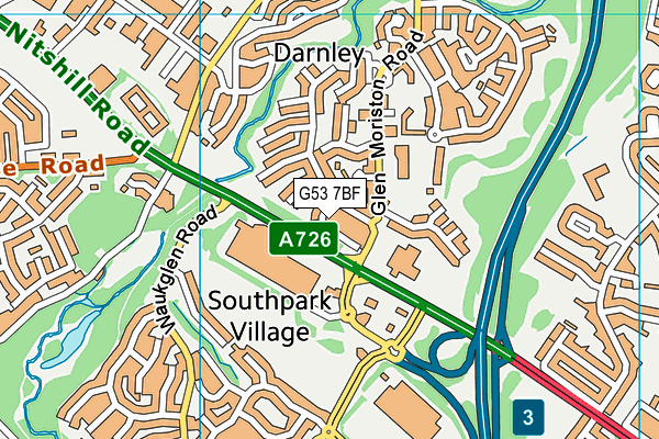 G53 7BF map - OS VectorMap District (Ordnance Survey) G53 7BF map - OS VectorMap District (Ordnance Survey)