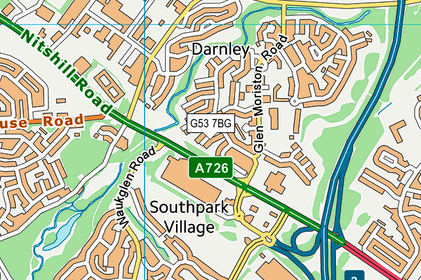 G53 7BG map - OS VectorMap District (Ordnance Survey) G53 7BG map - OS VectorMap District (Ordnance Survey)
