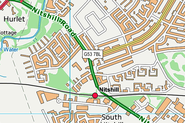 G53 7BL map - OS VectorMap District (Ordnance Survey) G53 7BL map - OS VectorMap District (Ordnance Survey)