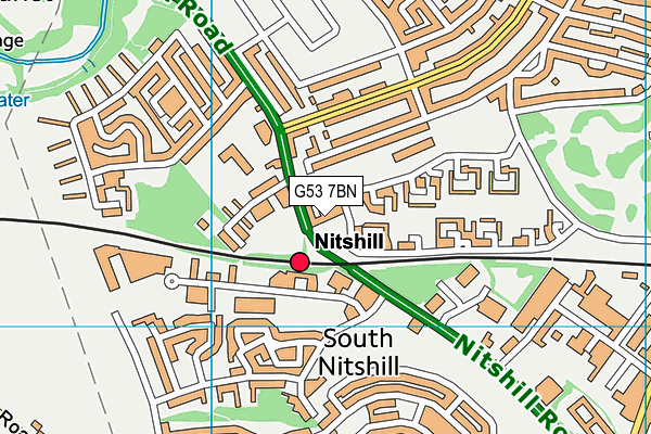 G53 7BN map - OS VectorMap District (Ordnance Survey) G53 7BN map - OS VectorMap District (Ordnance Survey)