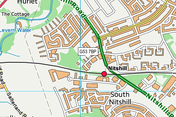 G53 7BP map - OS VectorMap District (Ordnance Survey) G53 7BP map - OS VectorMap District (Ordnance Survey)