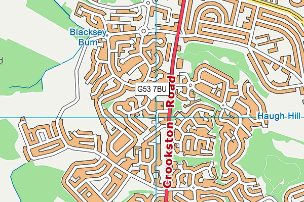 G53 7BU map - OS VectorMap District (Ordnance Survey) G53 7BU map - OS VectorMap District (Ordnance Survey)