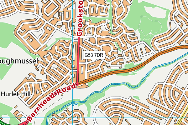 G53 7DR map - OS VectorMap District (Ordnance Survey) G53 7DR map - OS VectorMap District (Ordnance Survey)