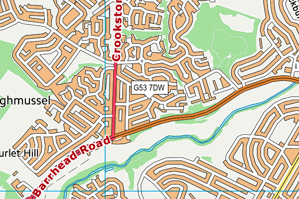 G53 7DW map - OS VectorMap District (Ordnance Survey) G53 7DW map - OS VectorMap District (Ordnance Survey)