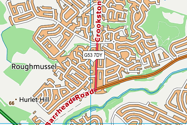 G53 7DY map - OS VectorMap District (Ordnance Survey) G53 7DY map - OS VectorMap District (Ordnance Survey)