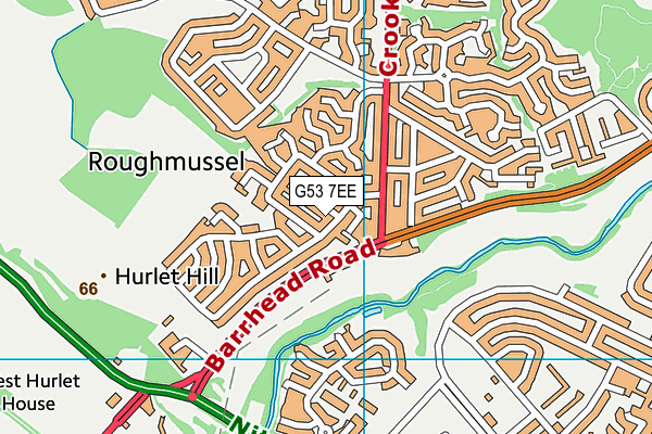 G53 7EE map - OS VectorMap District (Ordnance Survey)