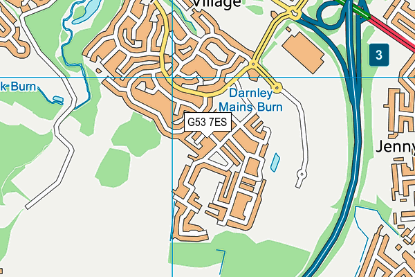 G53 7ES map - OS VectorMap District (Ordnance Survey) G53 7ES map - OS VectorMap District (Ordnance Survey)