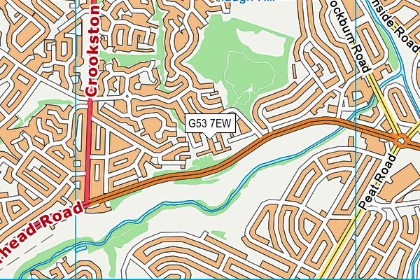 G53 7EW map - OS VectorMap District (Ordnance Survey) G53 7EW map - OS VectorMap District (Ordnance Survey)