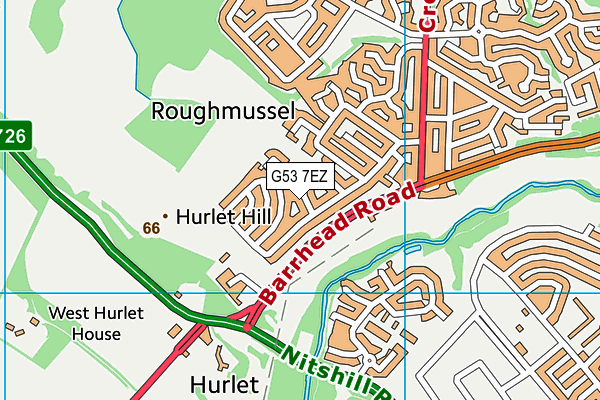 G53 7EZ map - OS VectorMap District (Ordnance Survey) G53 7EZ map - OS VectorMap District (Ordnance Survey)