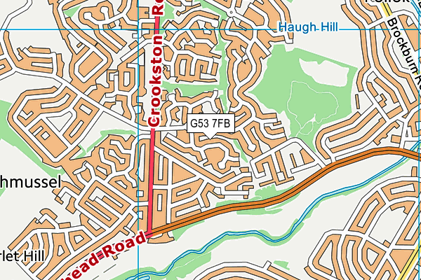 G53 7FB map - OS VectorMap District (Ordnance Survey) G53 7FB map - OS VectorMap District (Ordnance Survey)