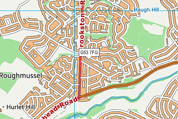 G53 7FG map - OS VectorMap District (Ordnance Survey) G53 7FG map - OS VectorMap District (Ordnance Survey)
