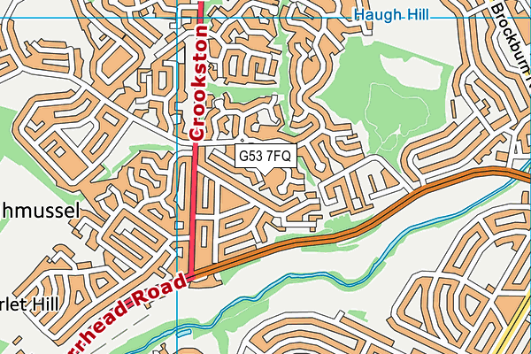 G53 7FQ map - OS VectorMap District (Ordnance Survey) G53 7FQ map - OS VectorMap District (Ordnance Survey)