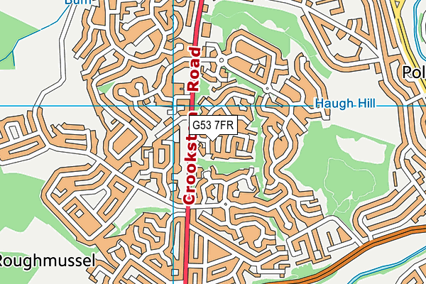 G53 7FR map - OS VectorMap District (Ordnance Survey) G53 7FR map - OS VectorMap District (Ordnance Survey)