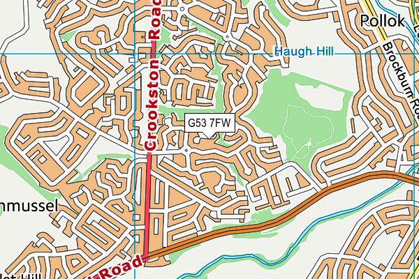 G53 7FW map - OS VectorMap District (Ordnance Survey) G53 7FW map - OS VectorMap District (Ordnance Survey)