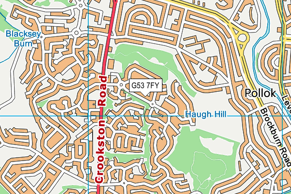 G53 7FY map - OS VectorMap District (Ordnance Survey) G53 7FY map - OS VectorMap District (Ordnance Survey)