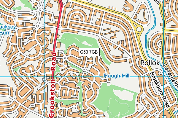 G53 7GB map - OS VectorMap District (Ordnance Survey) G53 7GB map - OS VectorMap District (Ordnance Survey)