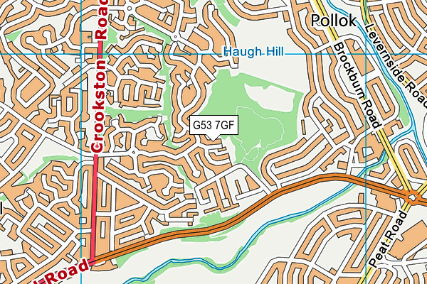 G53 7GF map - OS VectorMap District (Ordnance Survey) G53 7GF map - OS VectorMap District (Ordnance Survey)