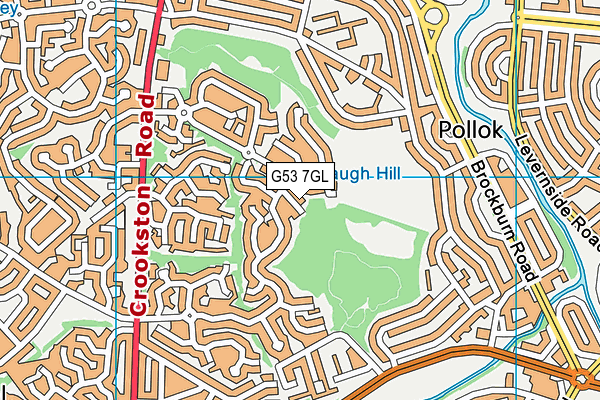 G53 7GL map - OS VectorMap District (Ordnance Survey) G53 7GL map - OS VectorMap District (Ordnance Survey)