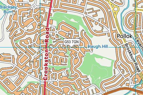 G53 7GN map - OS VectorMap District (Ordnance Survey) G53 7GN map - OS VectorMap District (Ordnance Survey)