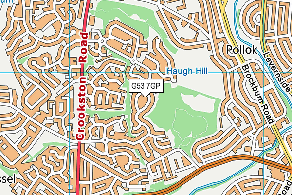 G53 7GP map - OS VectorMap District (Ordnance Survey) G53 7GP map - OS VectorMap District (Ordnance Survey)