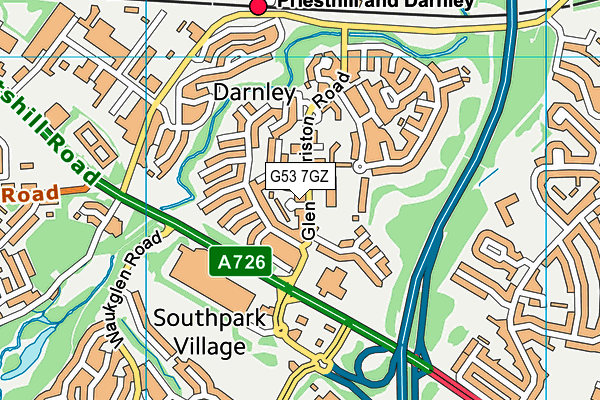 G53 7GZ map - OS VectorMap District (Ordnance Survey) G53 7GZ map - OS VectorMap District (Ordnance Survey)
