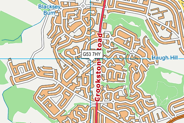 G53 7HY map - OS VectorMap District (Ordnance Survey) G53 7HY map - OS VectorMap District (Ordnance Survey)