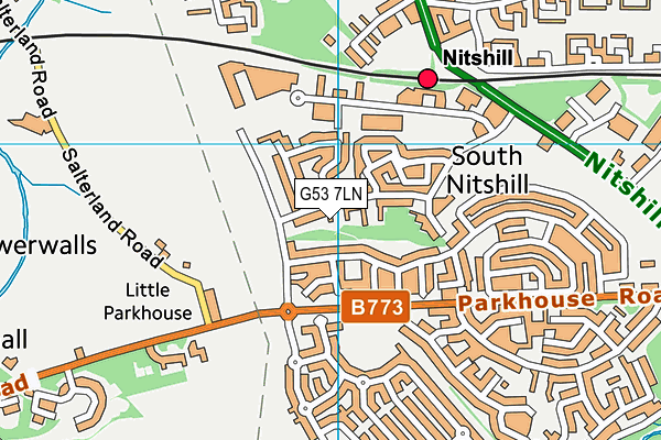 G53 7LN map - OS VectorMap District (Ordnance Survey) G53 7LN map - OS VectorMap District (Ordnance Survey)
