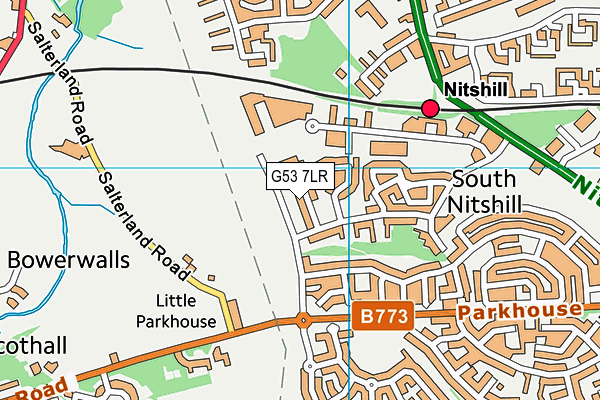 G53 7LR map - OS VectorMap District (Ordnance Survey) G53 7LR map - OS VectorMap District (Ordnance Survey)