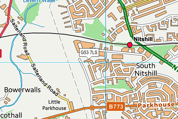 G53 7LS map - OS VectorMap District (Ordnance Survey) G53 7LS map - OS VectorMap District (Ordnance Survey)