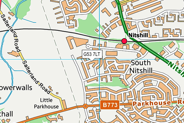 G53 7LT map - OS VectorMap District (Ordnance Survey) G53 7LT map - OS VectorMap District (Ordnance Survey)