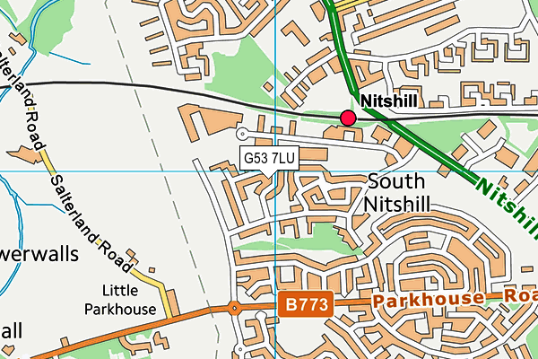G53 7LU map - OS VectorMap District (Ordnance Survey) G53 7LU map - OS VectorMap District (Ordnance Survey)