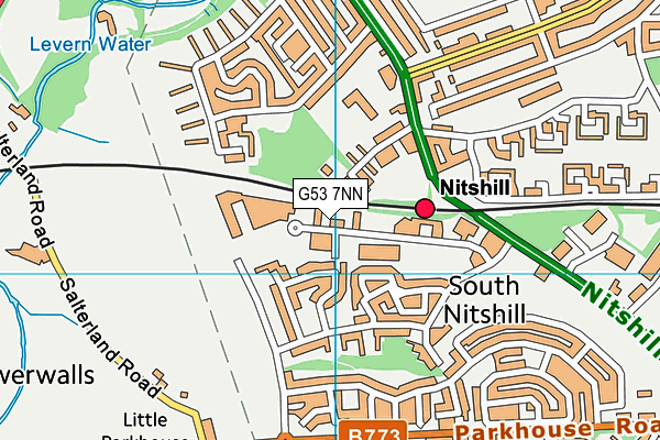 G53 7NN map - OS VectorMap District (Ordnance Survey) G53 7NN map - OS VectorMap District (Ordnance Survey)