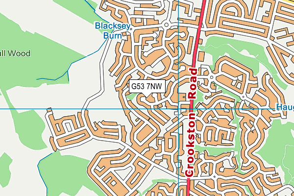 G53 7NW map - OS VectorMap District (Ordnance Survey) G53 7NW map - OS VectorMap District (Ordnance Survey)