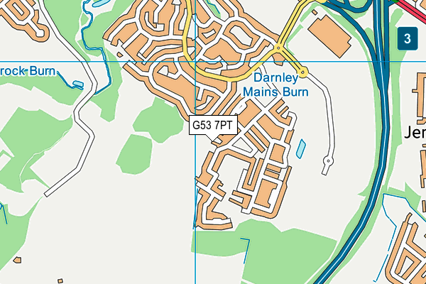 G53 7PT map - OS VectorMap District (Ordnance Survey) G53 7PT map - OS VectorMap District (Ordnance Survey)