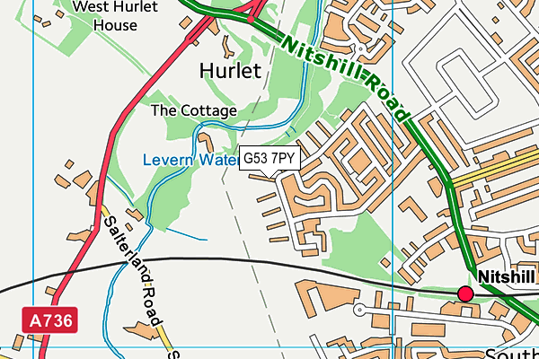 G53 7PY map - OS VectorMap District (Ordnance Survey) G53 7PY map - OS VectorMap District (Ordnance Survey)