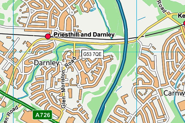 G53 7QE map - OS VectorMap District (Ordnance Survey) G53 7QE map - OS VectorMap District (Ordnance Survey)