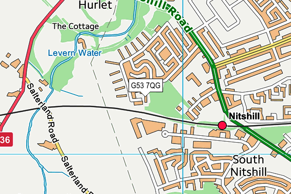 G53 7QG map - OS VectorMap District (Ordnance Survey) G53 7QG map - OS VectorMap District (Ordnance Survey)
