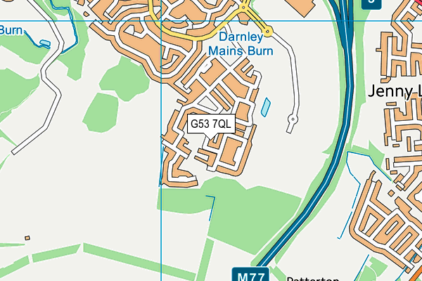 G53 7QL map - OS VectorMap District (Ordnance Survey) G53 7QL map - OS VectorMap District (Ordnance Survey)