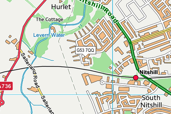 G53 7QQ map - OS VectorMap District (Ordnance Survey) G53 7QQ map - OS VectorMap District (Ordnance Survey)