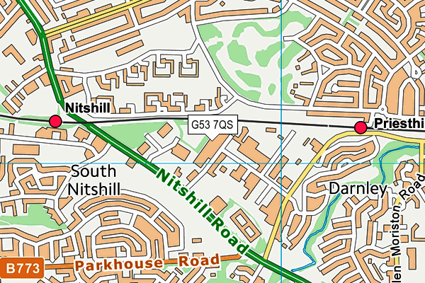 G53 7QS map - OS VectorMap District (Ordnance Survey) G53 7QS map - OS VectorMap District (Ordnance Survey)