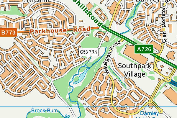 G53 7RN map - OS VectorMap District (Ordnance Survey) G53 7RN map - OS VectorMap District (Ordnance Survey)