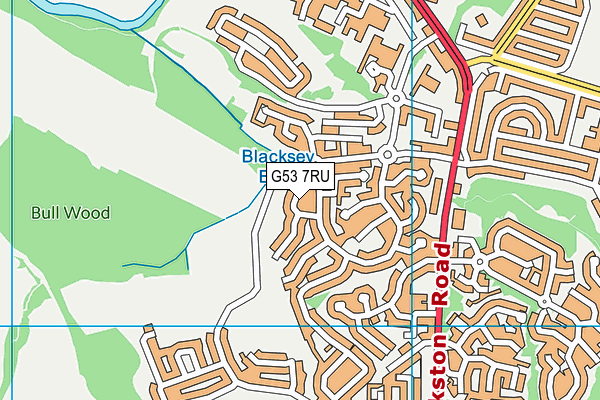 G53 7RU map - OS VectorMap District (Ordnance Survey) G53 7RU map - OS VectorMap District (Ordnance Survey)