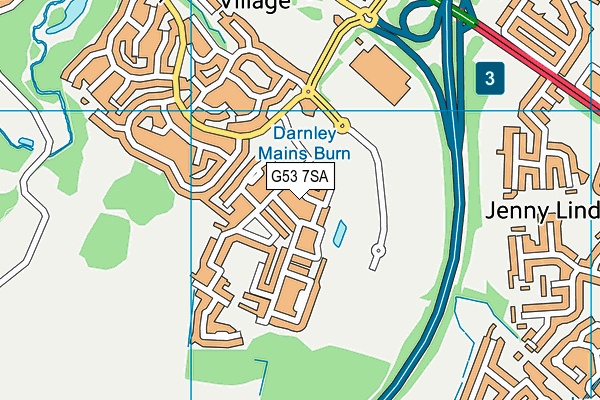 G53 7SA map - OS VectorMap District (Ordnance Survey) G53 7SA map - OS VectorMap District (Ordnance Survey)