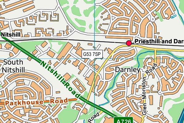 G53 7SP map - OS VectorMap District (Ordnance Survey) G53 7SP map - OS VectorMap District (Ordnance Survey)