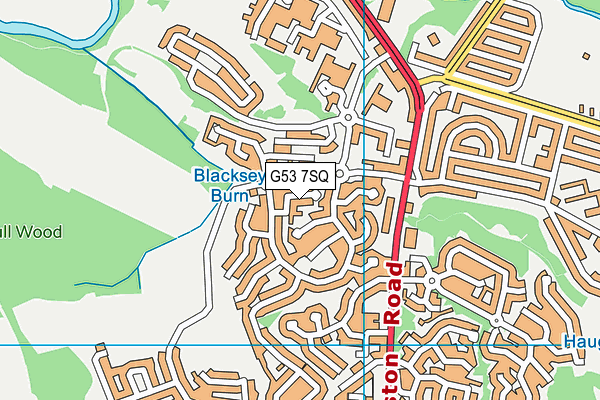 G53 7SQ map - OS VectorMap District (Ordnance Survey) G53 7SQ map - OS VectorMap District (Ordnance Survey)