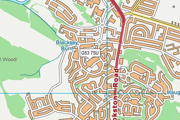 G53 7SU map - OS VectorMap District (Ordnance Survey) G53 7SU map - OS VectorMap District (Ordnance Survey)
