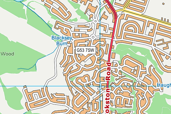 G53 7SW map - OS VectorMap District (Ordnance Survey)