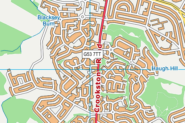 G53 7TT map - OS VectorMap District (Ordnance Survey) G53 7TT map - OS VectorMap District (Ordnance Survey)